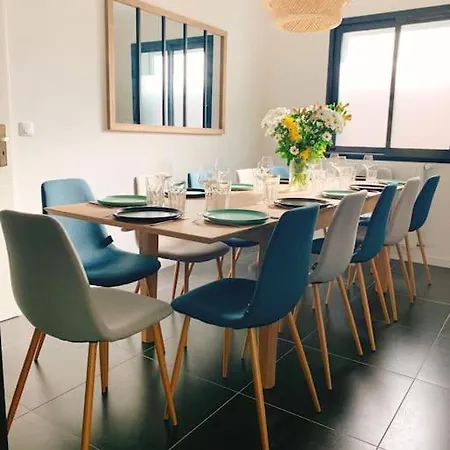 12 Pers Avec Piscine Chauffee 1 Mai Au 30 Sept * 阿卡雄